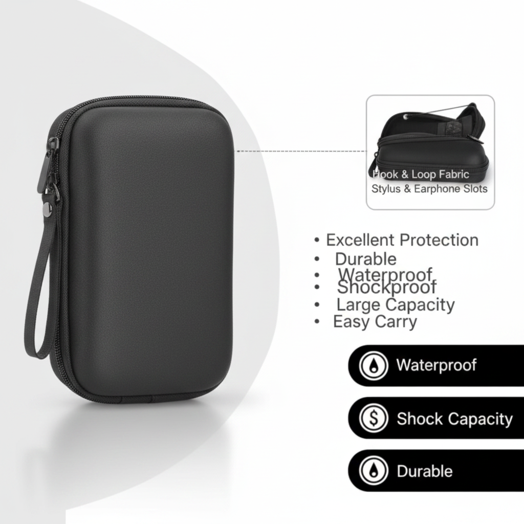Travel Cable Organizer Case