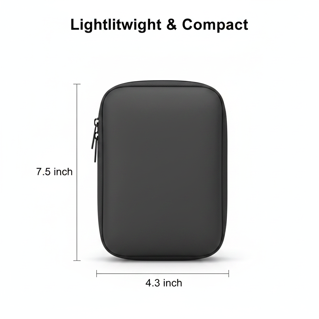 Travel Cable Organizer Case