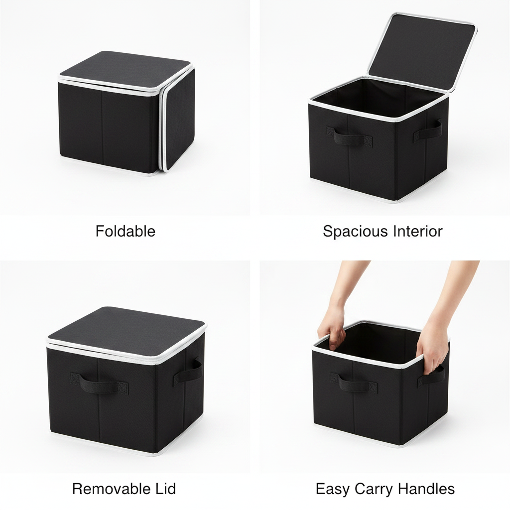 Foldable Storage Bins (Pack of 2)