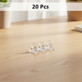 Cable management clips on a desk - 20 Pcs