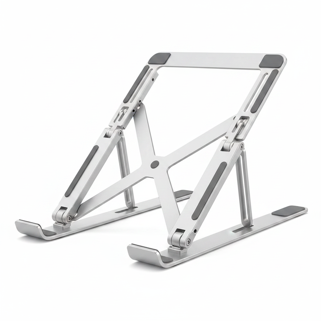 Laptop stand 3/4 angle product shot