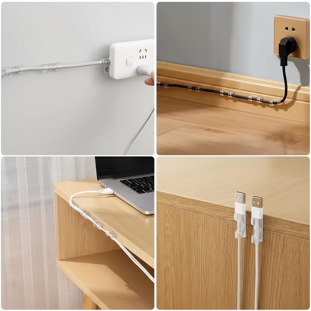 Cable clips 4 use case grid