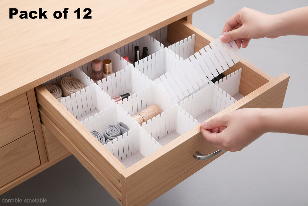 Adjustable Drawer Dividers (Set of 12)